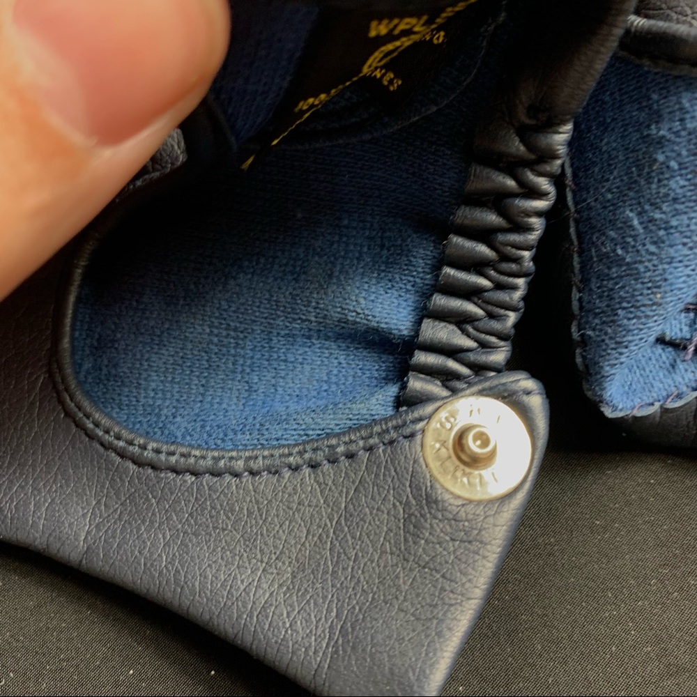 VIntage navy blue Driving Gloves - Picture 3 of 7